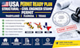 usa permit ready plan, structural civil engineer stamp permit in maryland fl tx
