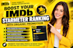 l boost your imdb starmeter ranking with organic promotion