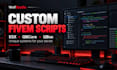 fivem dev custom scripts