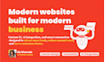 build a modern ai business website