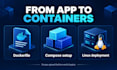dockerize your application and configure docker compose