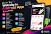 convert your website to android app