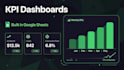 design a KPI dashboard and data visualization in google sheets
