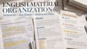 organize english materials into clear summaries, key points, and notes