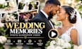 create a beautiful wedding photo slideshow video montage