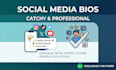 write catchy social media bios