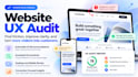 audit your website UI UX and provide actionable recommendations