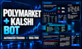 build custom auto polymaket bot and kalshi trading bot