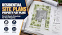 draw architectural site plan and plot plan in autocad