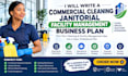 write a commercial cleaning janitorial facility management business plan