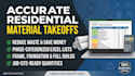 do accurate residential material takeoffs