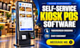 develop self service kiosk pos software and touchscreen ordering app