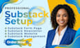 setup substack account design manage substack  newsletter