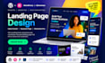 design a professional one page website
