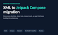 migrate your android XML screens to jetpack compose