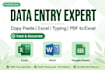 data entry and copy paste