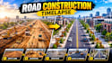 create timelapse ai video of realistic road construction