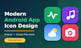 design modern and professional app icons