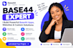 build a base44 app base44 website or replit ai app as your expert development