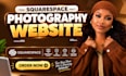 design and develop a squarespace photography website