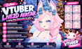 create custom 2d 3d vtuber model with full rigging, vrm and streaming setup