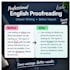 proofread, rewrite and improve your english content