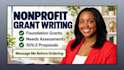 write nonprofit grant proposals, foundation applications and needs assessments