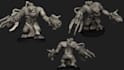 sculpt custom warhammer 40k stl, space marine miniature and kitbash bits