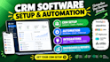 setup your CRM software, sales pipeline, automation and workflows