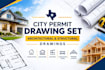 do permit drawing set as california architect and structural engineering drawing