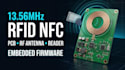 design 13 56mhz rfid nfc pcb, antenna and embedded firmware