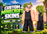 create minecraft skin for bedrock server and java, pvp