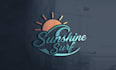 design wake surf company sunshine surf logo