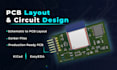 design an pcb layout or circuit design in kicad or easyeda