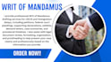 draft, review, and edit your writ of mandamus