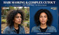 do hair masking complex background removal for model and portrait photo