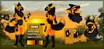 draw professional protogen reference sheet, fursona