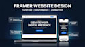 do custom framer website design framer website developer redesign framer website