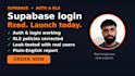 fix supabase auth and rls errors so your lovable app can launch