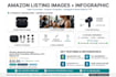 design amazon infographic and listing images