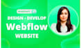 design and build a professional webflow website