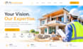 build wix property development website construction building wix company website