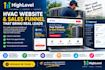 build gohighlevel website, sales funnel and automation
