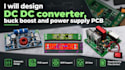 design dc dc converter buck boost and power supply pcb