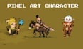 pixel art character, pixel art animation, sprite, isometric pixel art, game art