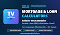 build a mortgage or loan calculator for your website