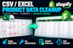 convert your supplier CSV or excel file to shopify