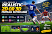 develop realistic football soccer game with smooth gameplay