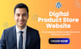 build a wordpress website digital download store to sell digital products