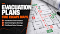 design fire escape plan maps and egress evacuation drawings